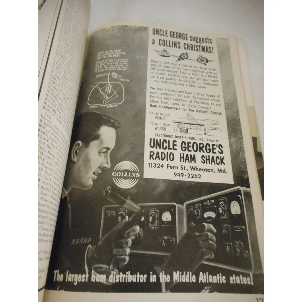 Lot 4 Vintage QST Magazine devoted entirely to amateur radio 1949 1960s Ads - Picture 6 of 10